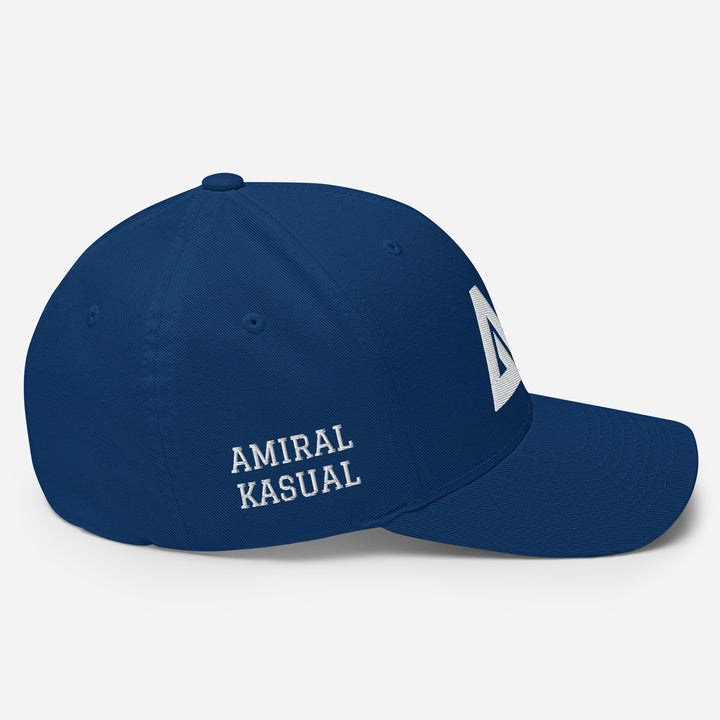 Casquette Structurée en Sergé à Visière incurvée logoR