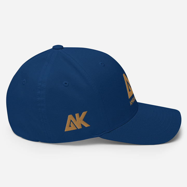 Casquette Structurée en Sergé à Visière incurvée Authentic