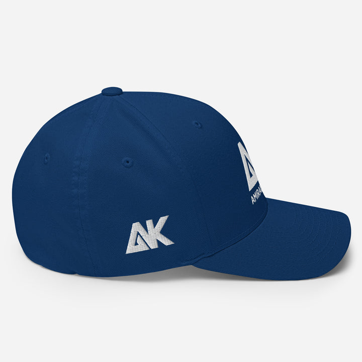 Casquette Structurée en Sergé à Visière incurvée Authentic