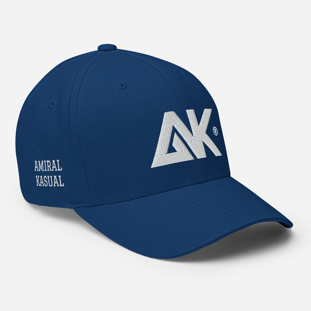 Casquette Structurée en Sergé à Visière incurvée logoR