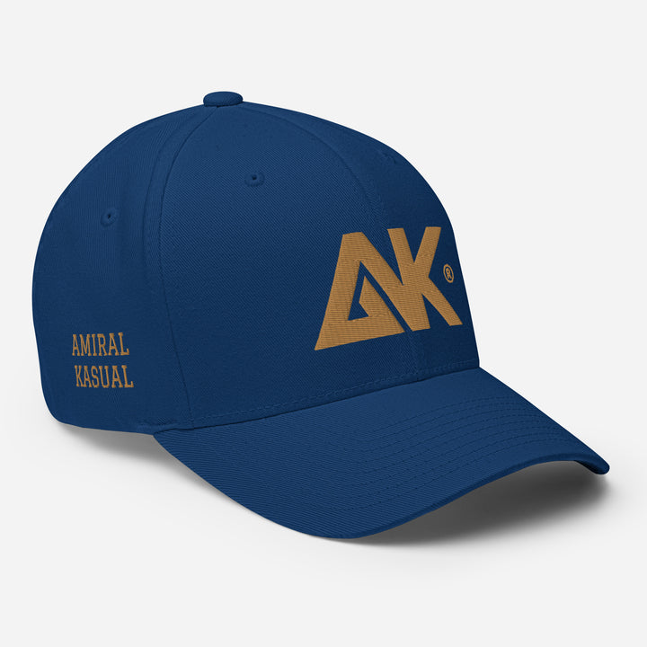 Casquette Structurée en Sergé à Visière incurvée logoR