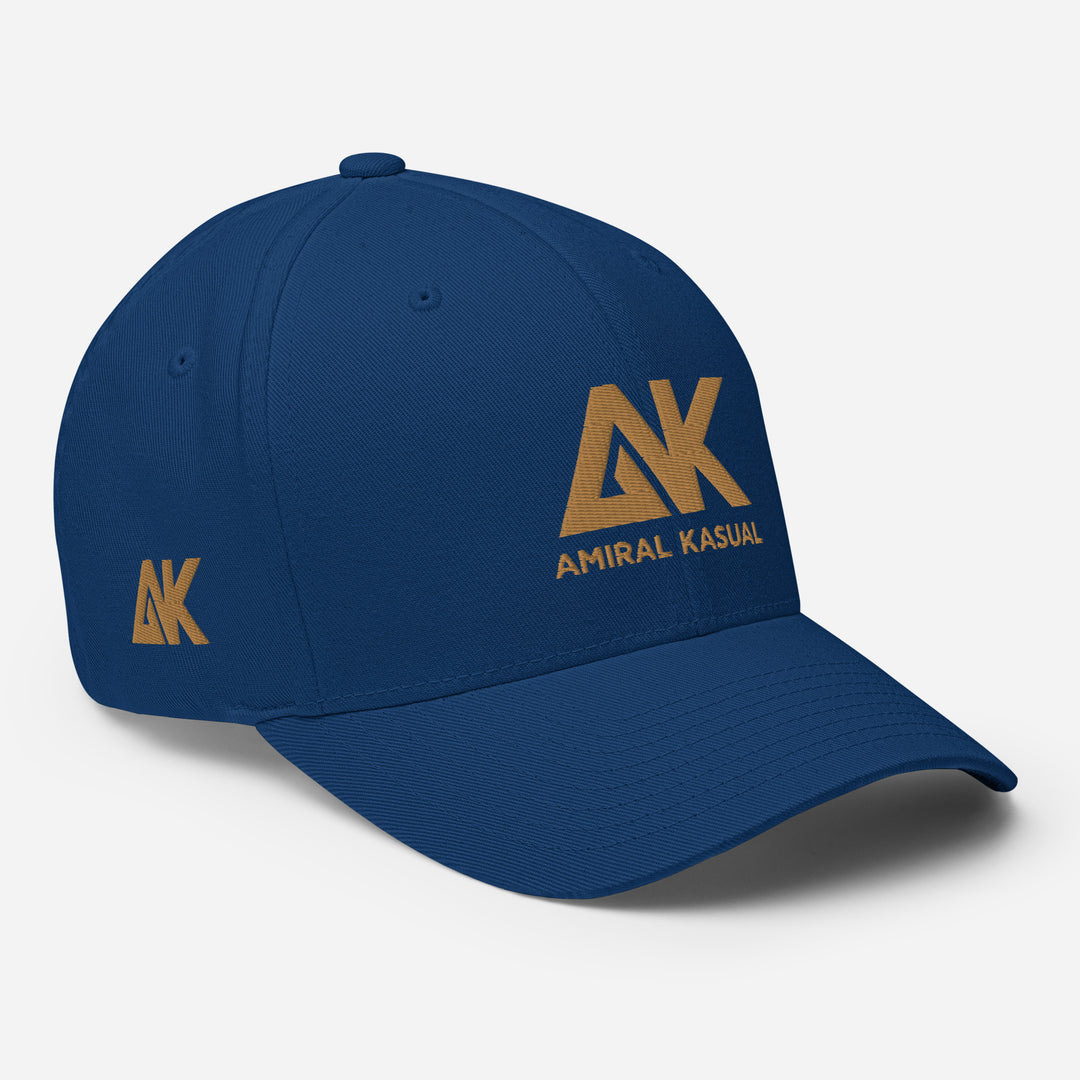 Casquette Structurée en Sergé à Visière incurvée Authentic