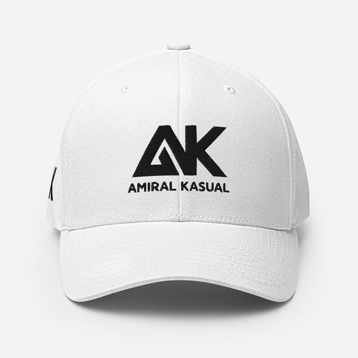 Casquette Structurée en Sergé à Visière incurvée Authentic