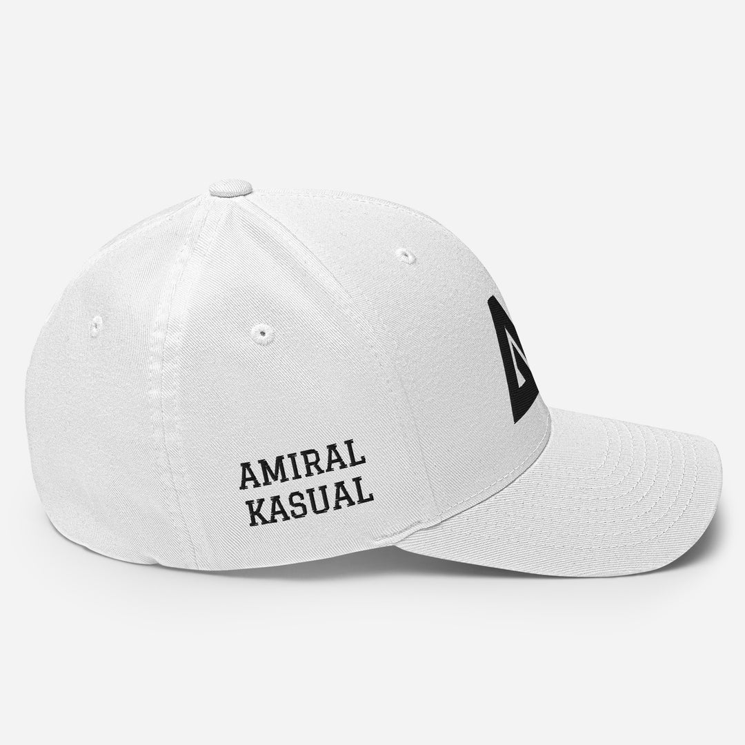 Casquette Structurée en Sergé à Visière incurvée logoR