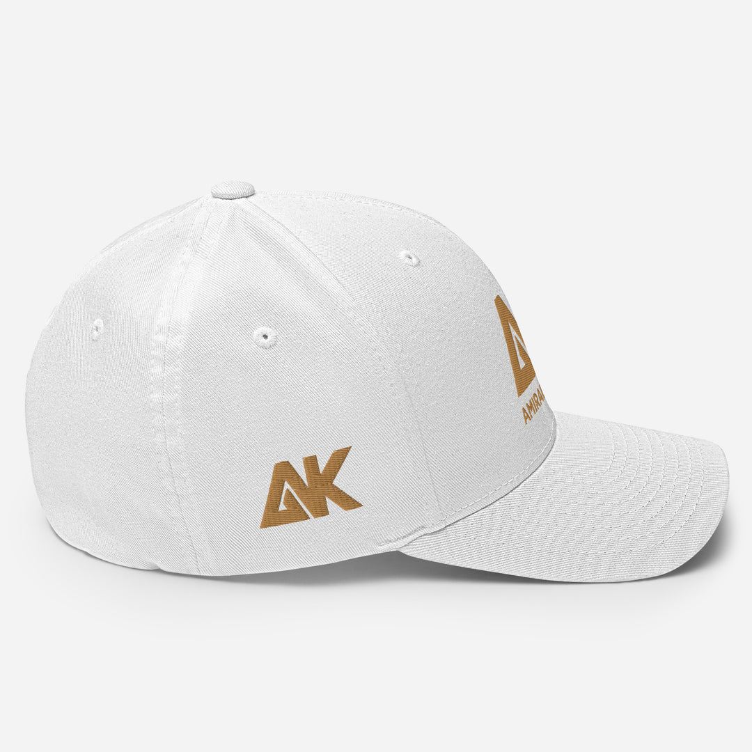 Casquette Structurée en Sergé à Visière incurvée Authentic