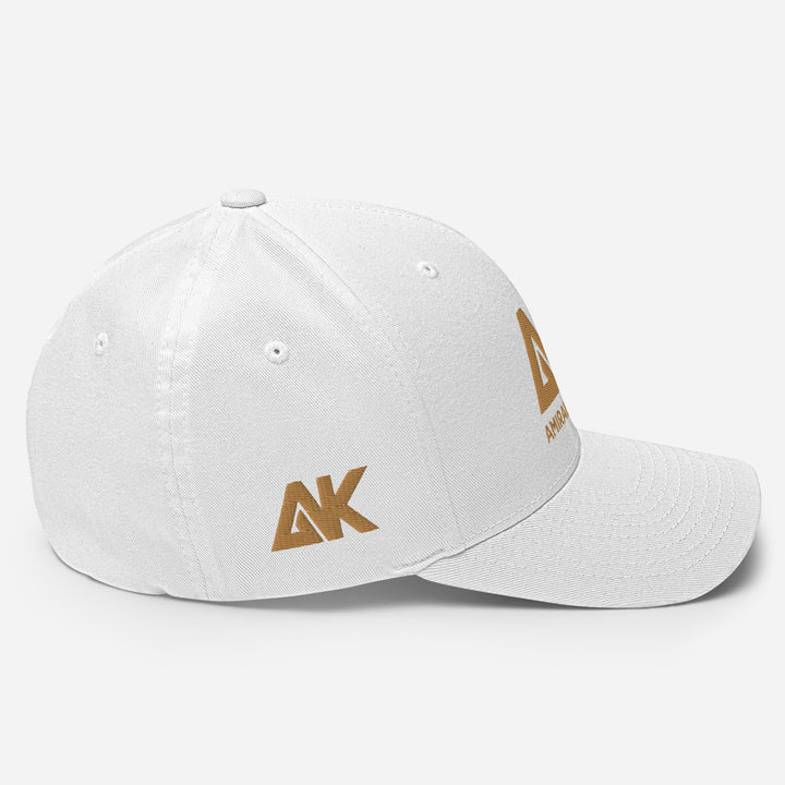 Casquette Structurée en Sergé à Visière incurvée Authentic