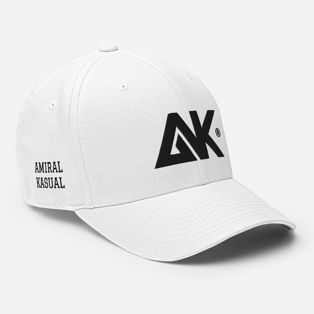 Casquette Structurée en Sergé à Visière incurvée logoR
