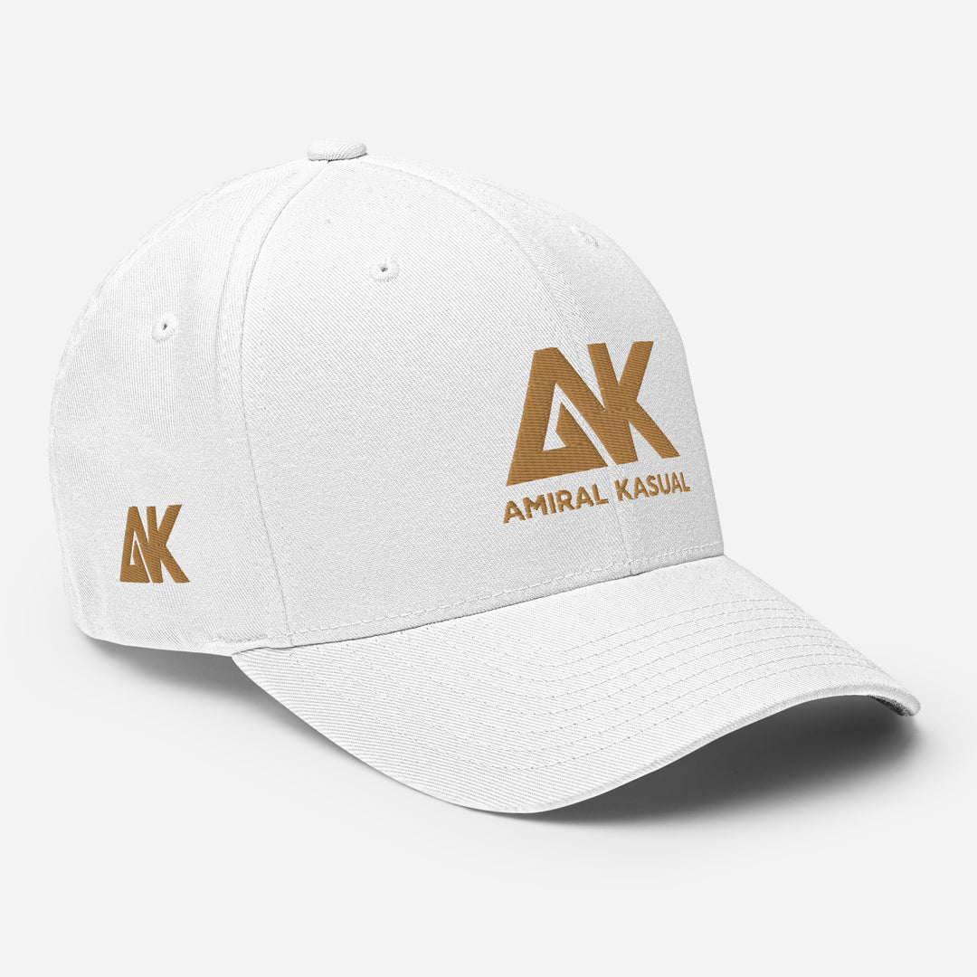 Casquette Structurée en Sergé à Visière incurvée Authentic