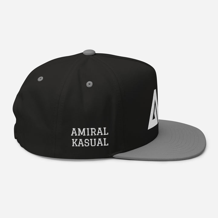 Casquette à Visière Plate profil haut logoR