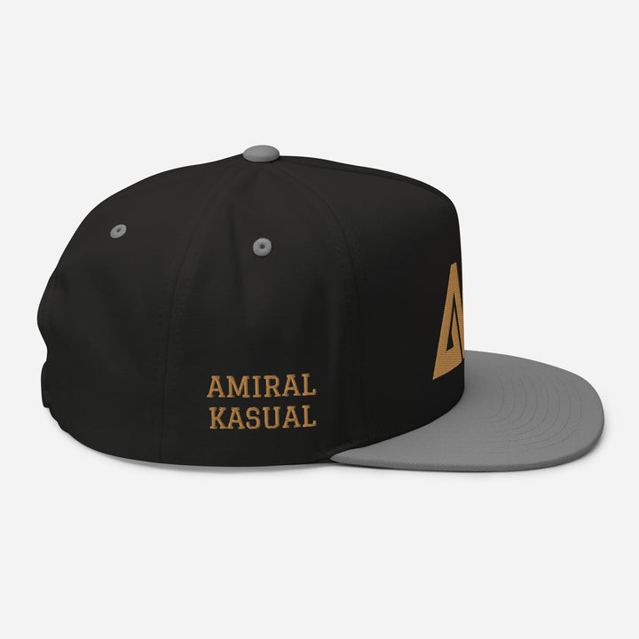 Casquette à Visière Plate profil haut logoR