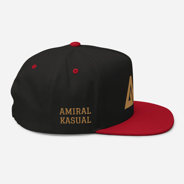 Casquette à Visière Plate profil haut logoR