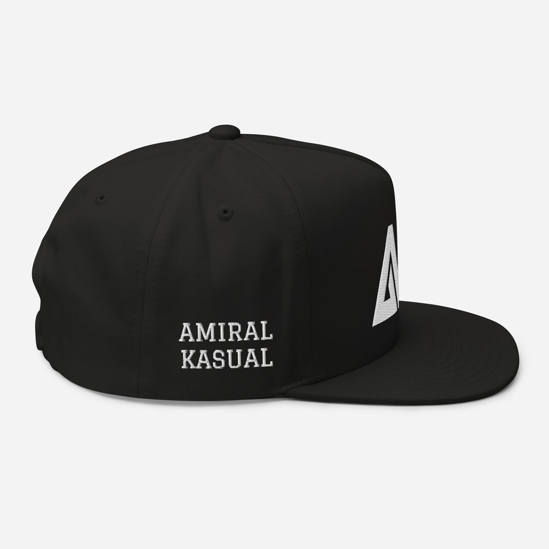 Casquette à Visière Plate profil haut logoR