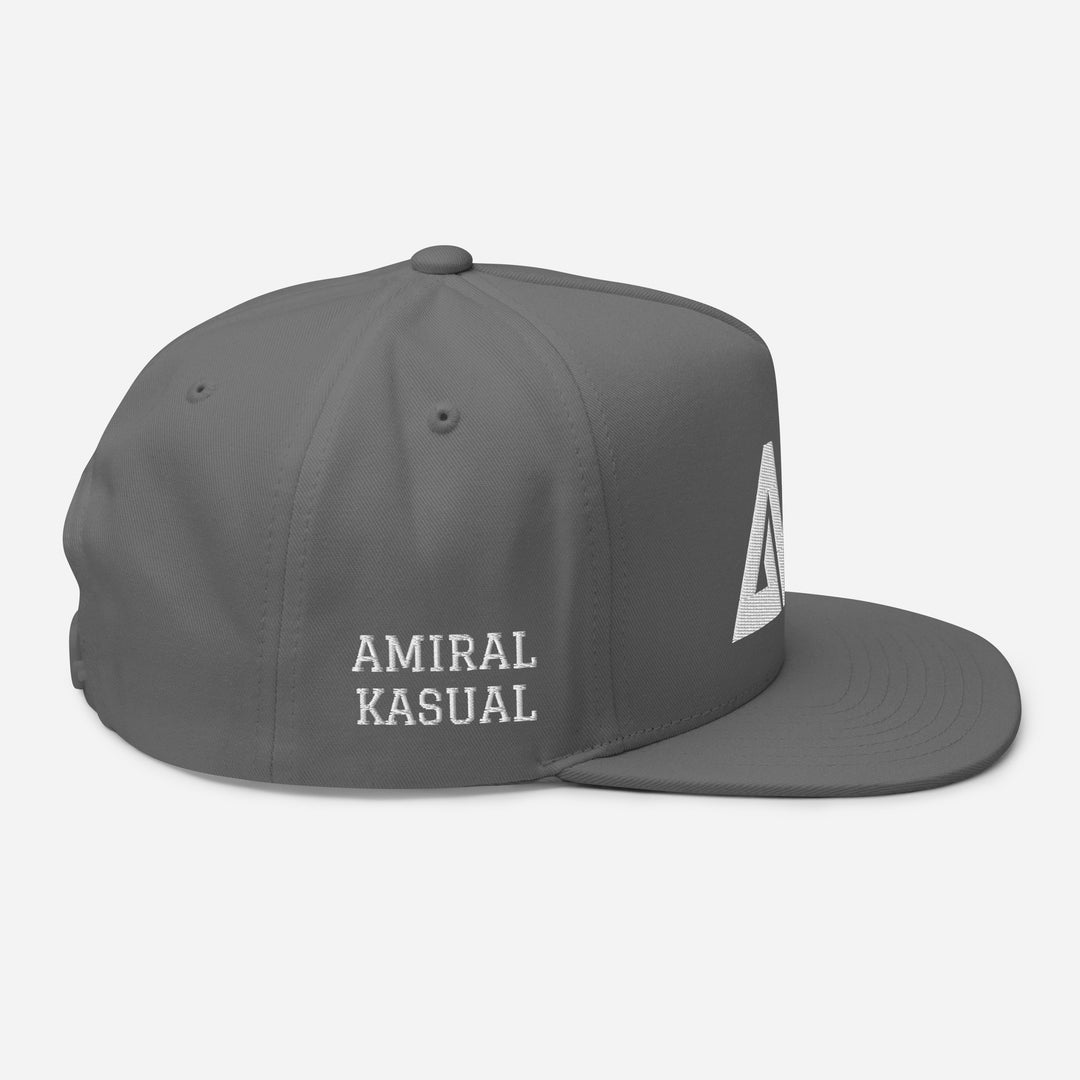 Casquette à Visière Plate profil haut logoR