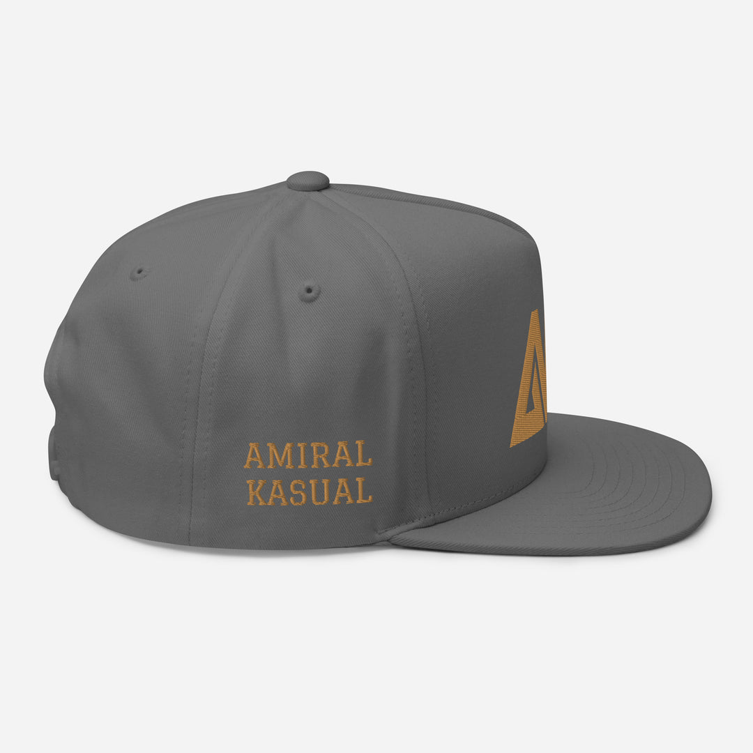 Casquette à Visière Plate profil haut logoR