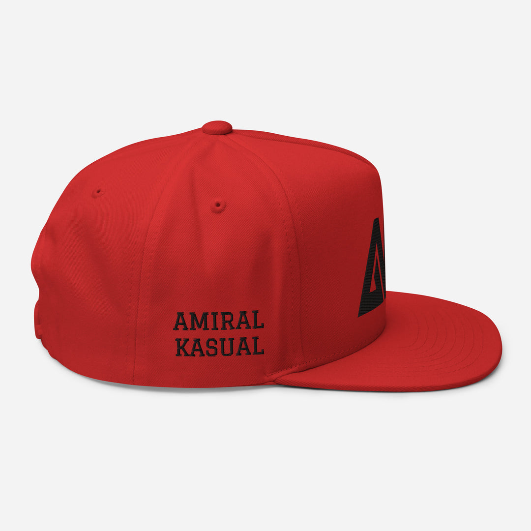 Casquette à Visière Plate profil haut logoR