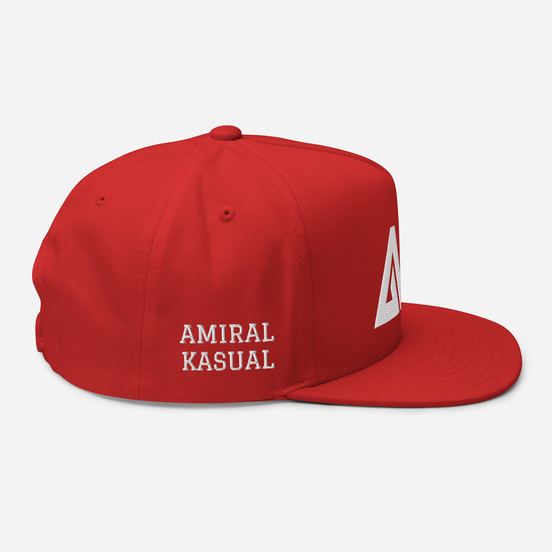 Casquette à Visière Plate profil haut logoR