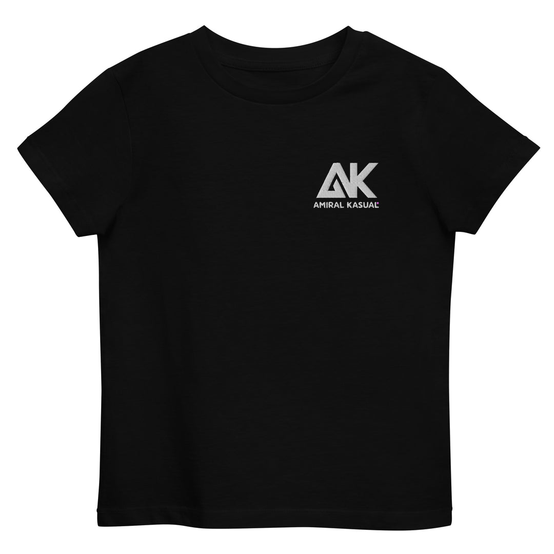 T-shirt classique en coton bio Fille Brodé Authentic
