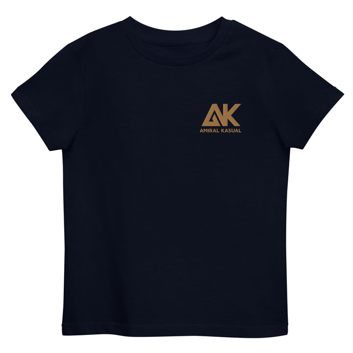 T-shirt classique en coton bio Fille Brodé Authentic