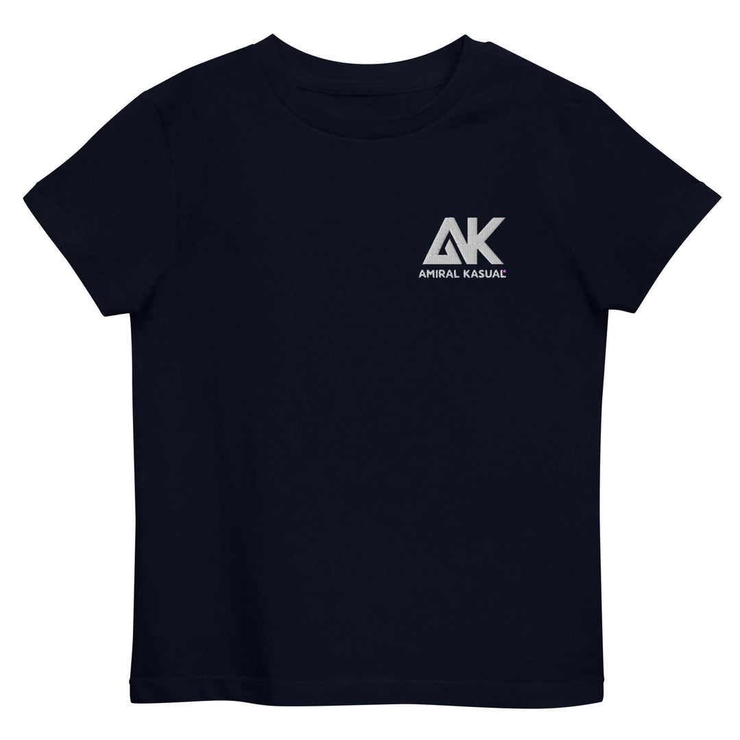 T-shirt classique en coton bio Fille Brodé Authentic