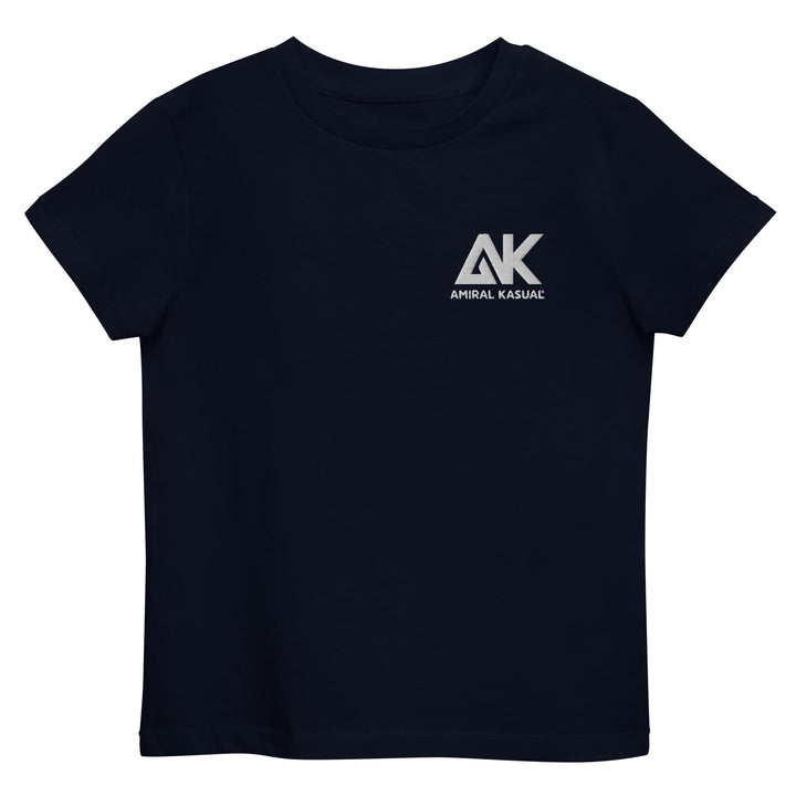 T-shirt classique en coton bio Fille Brodé Authentic