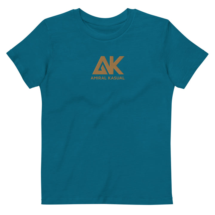 T-shirt classique en coton bio Fille Brodé Authentic