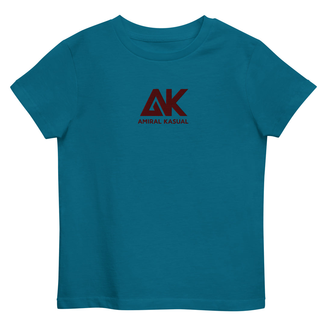 T-shirt classique en coton bio Garçon Brodé Authentic
