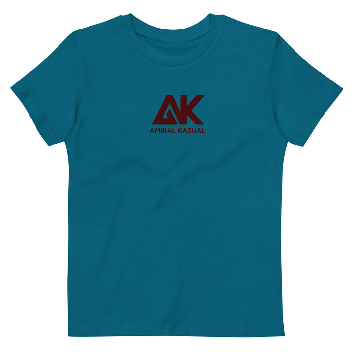 T-shirt classique en coton bio Garçon Brodé Authentic