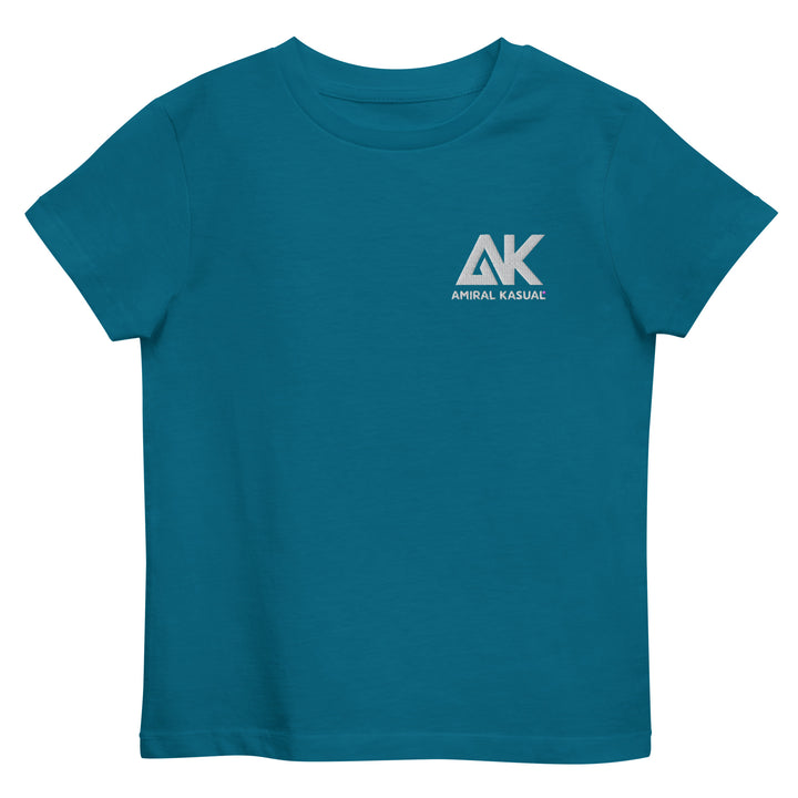 T-shirt classique en coton bio Fille Brodé Authentic