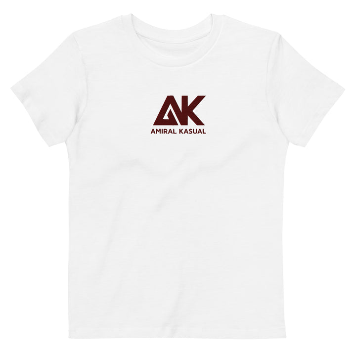 T-shirt classique en coton bio Garçon Brodé Authentic
