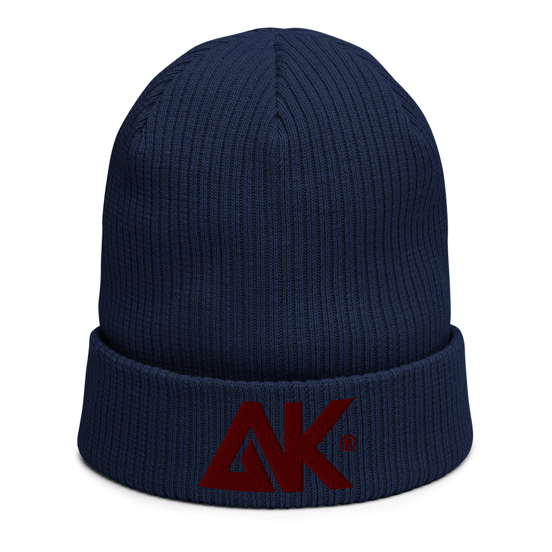 Bonnet tricoté 100 % coton biologique logoR