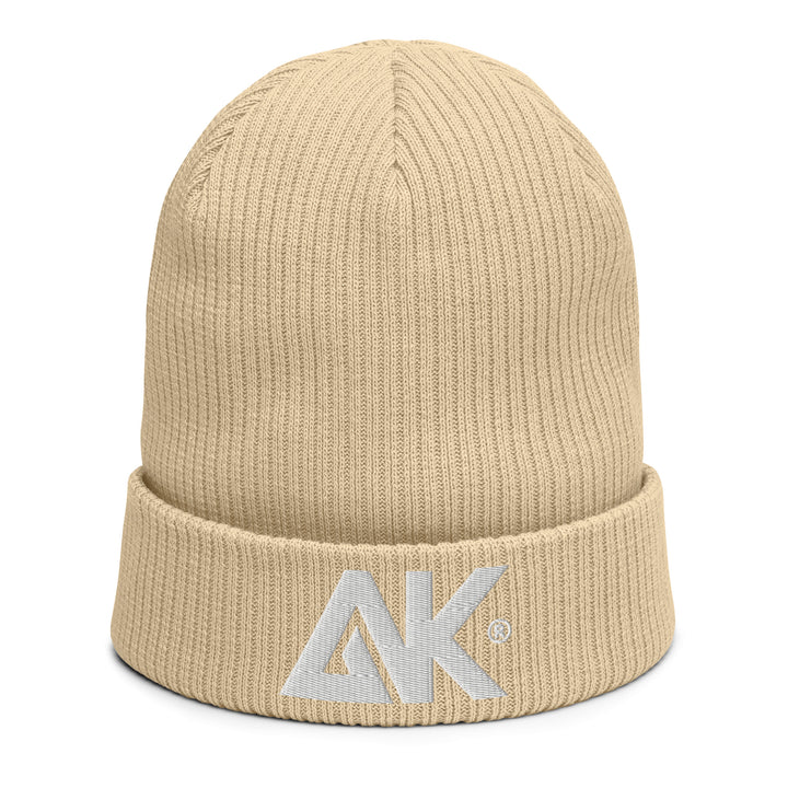 Bonnet tricoté 100 % coton biologique logoR