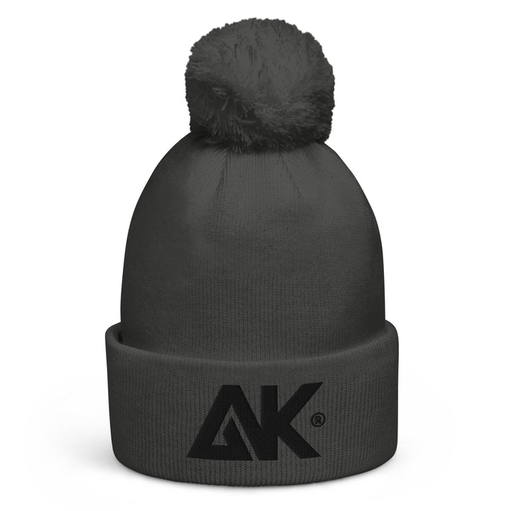 Bonnet Tricot double à pompon LogoR