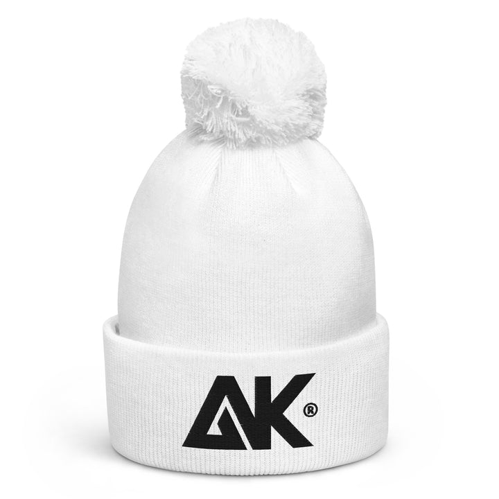 Bonnet Tricot double à pompon LogoR